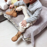 Jeep儿童马丁靴冬季加绒棉靴2025新款靴子女童靴踢不烂男童大黄靴 土黄 33 鞋内长约21.2cm 实拍图