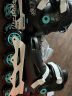 美洲狮（COUGAR）轮滑鞋成人溜冰鞋直排平花男女花式滑冰旱冰鞋超舞者MZS307C 黑色（脚背高建议选大一码） 40 实拍图