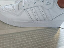阿迪达斯（adidas）板鞋男鞋 2025冬季新款运动鞋低帮透气休闲鞋耐磨防滑轻便网球鞋 【热销款】【HOOPS CLASSIC】 40 245mm 实拍图