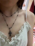 AIOSC暗黑十字架项链锁骨链女长款双层叠戴配饰轻奢高级感甜酷辣妹小众 暗黑十字架项链 实拍图