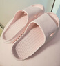 安尚芬凉拖鞋女士夏季新款室内外穿舒适轻盈情侣浴室防滑洗澡凉鞋男款 粉色 40-41 适合39-40 实拍图