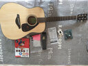 雅马哈（YAMAHA）雅马哈吉他FG800单板民谣吉他 初学者入门电箱弹唱男生女生 FG800原木亮光-原声款41英寸 实拍图