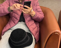 鸭鸭（YAYA）新国标轻薄羽绒服女秋冬季短款轻型保暖时尚休闲立领白鸭绒外套 实拍图