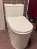 JMOWY马桶坐便器陶瓷家用超漩虹吸式大冲力大管道抽水静音节水防臭坐厕 洁净款（瀑布对冲虹吸-大管道） 其他坑距（送货入户） 实拍图