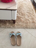 熙慕莱拖鞋女夏亚麻拖鞋女士家居鞋棉麻凉拖鞋女室内四季厚底 33款天蓝色(女鞋) 24(35-36码) 实拍图