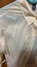 森马（Semir）长袖衬衫女中长款凉感防晒衣宽松叠穿纯色白衬衣109324105001 实拍图