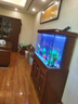 闽江大型新中式客厅家用落地鱼缸水族箱办公室招财免换水底滤龙鱼缸 【4代】酸枝木 【4代精英款】120长*45宽*153高送豪华套餐 实拍图