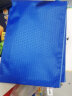 优必利 防水拉链文件袋 帆布文件收纳资料袋 手提袋办公用品 学生文具袋拉链票据袋十个一包 1211蓝色(10个/包) A4(33.8*24.5cm) 实拍图