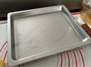 米维欧文（Mivioveo） 不沾烤盘适用九阳30/32升电烤箱型号KX-30J601-A/B款（旧款）烧烤网架托盘 不锈钢烤盘315mm（材质：SUS304不锈钢） 实拍图