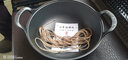 小幸福鑄鐵（KITCHEN LITTLE HAPPINESS KITCHEN）小幸福铸铁元宝锅氮化铁锅不粘锅家用大容量炒锅无涂层电磁炉通用 普通款元宝锅+木盖+麻绳 25cm 实拍图