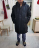 俞兆林中老年羽绒服男冬装男士中长款爸爸装加厚保暖冬季爷爷衣服外套 虾青色（无毛领） XL (建议130-150斤) 实拍图
