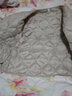 子牧棉麻冬装 女百搭菱格棉衣棉服短款外套宽松夹棉小棉袄0935 杏色 2XL (建议125-140斤) 实拍图