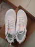 安踏漫步运动鞋女鞋女士春季款皮网拼接透气轻便软底跑步鞋子女 (网面)白粉/蟹壳-1 40 实拍图