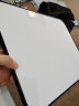 舜江 双面磁性小白板 家用留言板儿童教学纪实磁吸板 办公文具写字板 大号A3板面黑色边框白板+笔*3+板擦 实拍图