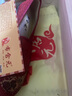布舍元 单鞋女平底圆头妈妈鞋软底透气女士一脚蹬套脚懒人鞋中老年老人老北京布鞋女  210-1322 红色 36 实拍图