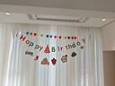 宫薰生日场景布置气球装饰拉旗背景墙装饰儿童男女孩拉旗 气球三条装 实拍图