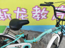 艾梦琪 儿童自行车女孩脚踏车18/20/22寸童车6-10岁学生单车 单速粉色 22寸适合135-155cm 实拍图