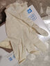 英科医疗（INTCO）一次性手套 乳胶手套 清洁家务防水手套 橡胶手套 检查手套 乳白色 M码 100只/盒 6.2克/只 晒单实拍图