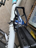 西骑者（WestBiking）自行车水壶架转换座山地车免打孔水杯架固定架单车通用装备 白色+黑蓝水壶架 实拍图