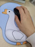 镭拓（Rantopad）TOTO 硅胶手腕托圆形护腕鼠标垫 白鹅 实拍图