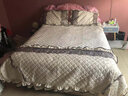 布里诺家纺 天鹅绒床上四件套加绒冬季保暖被套罩夹棉床裙4件套床上用品 皇家风范-米黄 1.5X2米床四件套(被套2x2.3米) 实拍图