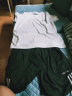 天伦天运动套装男夏季薄款短袖T恤五分短裤跑步服休闲速干足球运动服 白色 3XL 实拍图