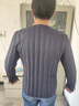 碧燃羽绒内胆男士套装男上衣羽绒服内穿中老年内衣居家厚款保暖爸爸装 低领藏青色【仅上衣】 XL 实拍图