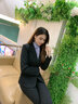 造梦伊人西装女职业女装套装西服工作服正装修身显瘦通勤OL商务面试套装 黑色西装+裤子 S 实拍图