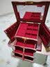 冠木匠红木首饰盒实木紫檀木结婚庆送人带锁首饰收纳盒大容量高档梳妆盒 缅甸花梨木-孔雀开屏 实拍图