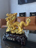晓苑金龙摆件 龙年新品  新房客厅玄关电视柜酒柜装饰品 乔迁新居礼物 万事如意中号【长25宽12高23cm】 晒单实拍图
