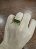 K宝黄金戒指金镶玉和田玉男女款999足金玉戒活口礼物男戒指环生日礼物 黄金约5.8g碧玉戒指  实拍图