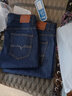 珊诗丽新款 【2条装】春秋款弹力男士牛仔裤男宽松直筒商务休闲长裤工作 801O蓝+O09蓝/2条装 29码【2尺2】105-110斤 实拍图
