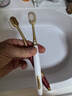 高露洁（Colgate）【孙颖莎同款】48孔宽头护龈超细软毛牙刷*4清洁成人牙刷京东自营 实拍图