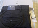 Tommy Hilfiger秋冬男商务通勤弹力斜纹修身显瘦西裤长裤休闲裤情人节礼物 黑色001 -修身版-拍大一码 34 (2.7尺) 实拍图