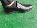 奥康（Aokang）商务休闲鞋男皮鞋简约时尚套脚平底鞋男士青年男鞋 黑色39码 实拍图