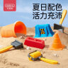 贝恩施儿童沙滩玩具戏水沙池玩沙子挖沙铲子推车工具DX-88301沙滩7件套 实拍图