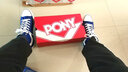 PONY\/波尼男女款高帮帆布鞋Shooter休闲时尚情侣款硫化鞋92W1SH08 海蓝色（男） 42 实拍图
