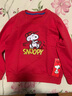 史努比（SNOOPY）史努比儿童卫衣套装2025春季新款女童男童运动童装休闲裤子两件套 绿色 120 实拍图