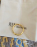 周生生黄金戒指Amore足金开口戒女 求婚结婚78036R计价3.4克 实拍图