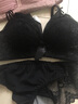 KJ品牌无钢圈文胸小胸聚拢性感蕾丝文胸套装上托侧收内衣女新款胸罩 黑透套装 75B 34B 实拍图