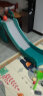 亲贝淘（QINBEITAO）宝宝滑滑梯儿童加长加厚滑梯室内家用小型玩具滑梯幼儿园游乐场 卡通车绿（篮球框+感应音乐） 实拍图