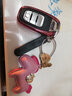 迪加伦 奥迪钥匙壳 奥迪A6L Q5 A7 A8L A4L 钥匙包套 汽车钥匙扣男女士 可爱粉(钥匙壳 小马挂件) 奥迪专用 汽车用品 实拍图