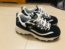 斯凯奇（Skechers）奶茶熊2代丨男女同款春夏老爹鞋潮流复古增高保暖熊猫鞋休闲鞋 【女款】奥利奥芝芝雪脆/BKW 37.5 实拍图