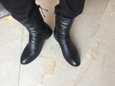 YDL.LAORT新款秋冬款青年 男靴韩版英伦高帮马丁靴男士中筒靴尖头皮靴子 鞋 冬款(加毛)增高版 40 实拍图