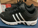 阿迪达斯（adidas）男鞋跑步鞋 2025冬季新款运动鞋低帮缓震耐磨透气休闲鞋子男 经典黑白/网面透气/热销款/建议拍大半码 40 实拍图