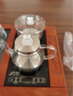 福益来全自动上水电热水壶玻璃泡茶专用茶桌茶台烧水壶一体机办公室电茶壶煮水壶茶具套装烧水器泡茶机 三合一款-底部上水 1L 实拍图