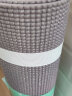 迪卡侬瑜伽垫初学者女男运动健身垫子地垫家用垫防滑健身垫YOGMA 浅灰色 4mm(资深型) 晒单实拍图