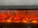 青鸟飞鱼定制壁炉芯美式电壁炉嵌入式仿真火焰欧式装饰电子壁炉取暖器家用 长690*高380*厚160MM 装饰 实拍图