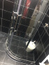 箭牌（ARROW）整体淋浴房干湿分离隔断弧扇形洗澡钢化防爆玻璃沐浴房浴室浴屏 1000*1000磨砂膜 弧扇形【1649】 实拍图