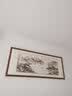 六画流水生财山水画靠山图客厅装饰画国画办公室风景挂画书房茶室壁画 流水生财A1 48*118cm宣纸锦绫+有机玻璃+胡桃色实木框（偏小） 实拍图